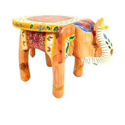 apka mart Brown Brown Elephant Shaped Small Table Showpiece-picture-18
