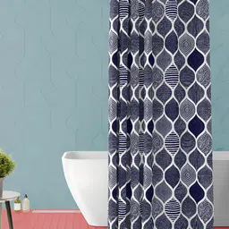 ArtzFolio Black& WhitePrinted Waterproof Shower Curtains-25