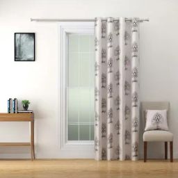 Swayam Sigma 5 ft. Eyelets Window Curtains - Set of 2 image 3