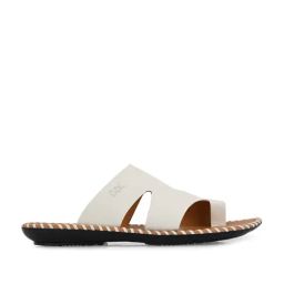 Hitz Men's White Toe Ring Sandals-image-28