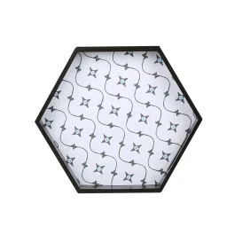 Crayton Star Printed MDF Hexagon Serving Tray - Set of 1 image 2