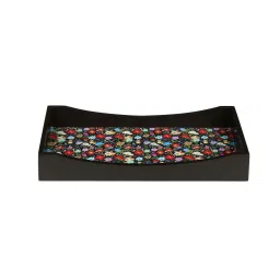 Crayton Floral MDF Rectangular Serving Tray - Set of 1 image 2