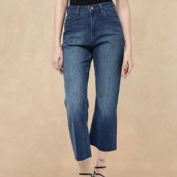 RAREISM Blue Cotton Blend Solid Jeans-image-46