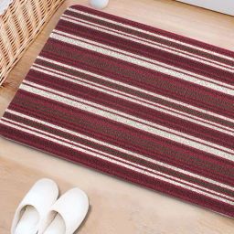 Freelance Maroon PVC Set of 1 Door Mats-1