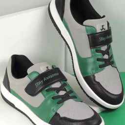 Mochi Men's Black & Grey Casual Sneakers-image-55