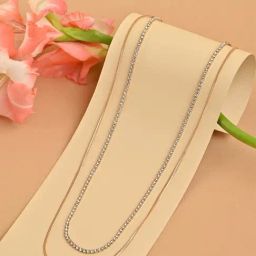 ToniQ Gold Plated Casual Minimal Layer Necklace for Women-image-52