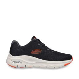 Skechers Men's ARCH FIT Black Orange Casual Sneakers-image-25