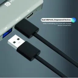 Portronics Mport 52 7-in-1 Type C Hub with 10Gbps Data Transfer, Type C PD 60W Port (Grey) image 5