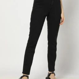 GAP Black Solid Jeggings-image-90