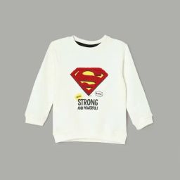 Juniors by Lifestyle Boys White Cotton Printed Full Sleeves Sweatshirt-picture-41
