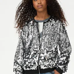Marks & Spencer Girls Polyester Crop Tailored Jacket-image-81