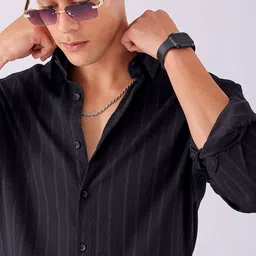 The Indian Garage Co Men Slim Fit Opaque Casual Shirt-image-43