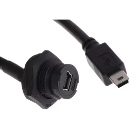 RS PRO Cable Male Mini USB B to Female Mini USB B USB Extension Cable 200 mm, 1116755-image-40