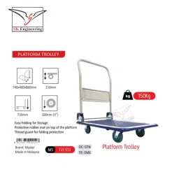 Fiable FPT 150 Platform Trolley with 150 Kg Load Capacity image 3