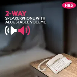 Beetel Two Way Speaker Phone with Adjustable Receive Volume, H95 image 2