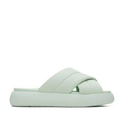Toms Women's Mallow Crossover Green Slides-image-30
