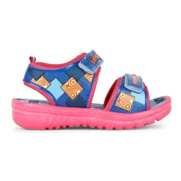 Kidsville Blue & Pink Floater Sandals-image-65