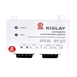 KISLAY MI Series Auto On-Load Changeover Switch 1 Phase 2NO+2NC 32 A without Ignition, 32 KSPAMI-13