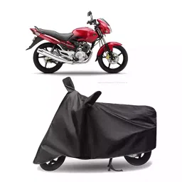 Auto Pearl Polyester Two Wheeler Cover for Yamaha Gladiator Graffitti (Grey)-image-6