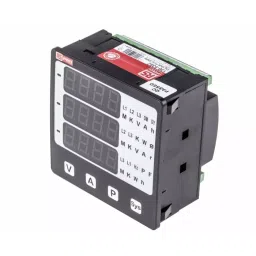 RS PRO LED Digital Panel Multi-Function Meter 92x92 mm, 1365382-3
