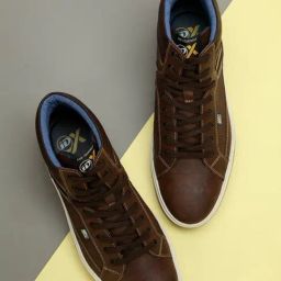 ID Men's Brown Ankle High Sneakers-picture-15