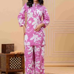 KALINI Printed Tunic With Trousers Co-Ords-image-7