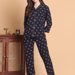 Secret Wish Women Printed Night suit-image-26