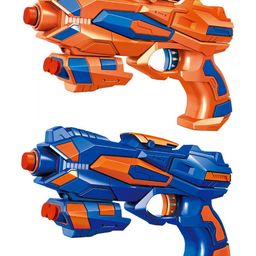 Magicwand Pack of 2 GunsFoam Dart Guns with 16 Bullets Colors As Per Stock image 2