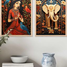 WALLLANE Brown Wood Wall Art-picture-14
