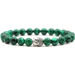 Divine souvenirs Unisex Artificial Beaded Elasticated Bracelet-51