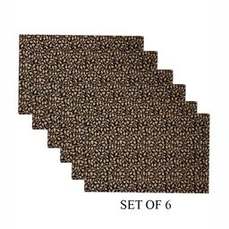 Ratan Cart Navy Blue 6 Pieces Floral Printed Rectangle Shaped Cotton Table Placemats-image-91