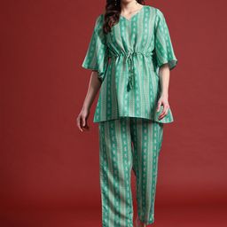 Anouk Printed Ethnic Co-Ords-image-60