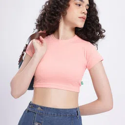 glitchez Slim Fit Super Crop T-shirt-picture-46
