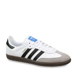 Adidas Originals Samba OG White Sneakers-image-4