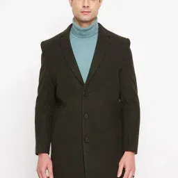 Duke Olive Regular Fit Overcoat-picture-43