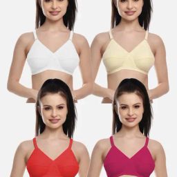 FIMS: Fashion is my Style Multicolored Everyday Bras - Pack Of 4-picture-32