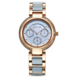 Titan 95187KD01 Acetate Glam Analog Watch for Women-image-30