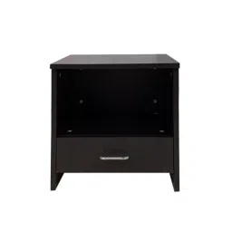 Kawachi Engineered Wood Sofa or Bed Side Table With Drawer For Bed Room, Living Room, KW16-Wenge Black-image-38
