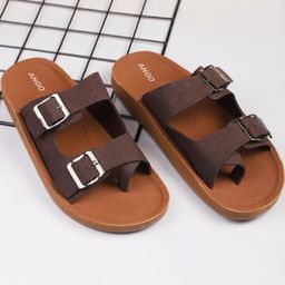 Ango Men Brown Sandals-image-13