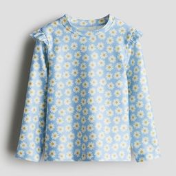 H&M UPF 50 Frill-Trimmed Swim Top-image-67