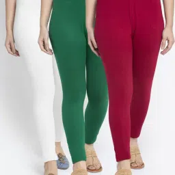 Gracit Multicolor Regular Fit Leggings-picture-44