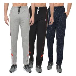 Vimal Jonney Multicolor Cotton Trackpants - Pack of 3-picture-44