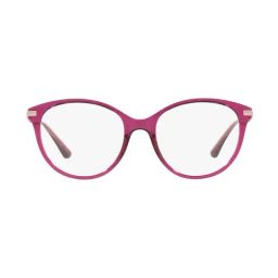 Vogue Eyewear Red Oval Eye Frames for Women-picture-11