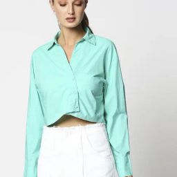 Remanika Green Pure Cotton Shirt-image-42