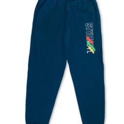 Todd N Teen Kids Blue Graphic Print Joggers-image-84
