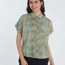 Zink London Multicolor Printed Shirt-image-31