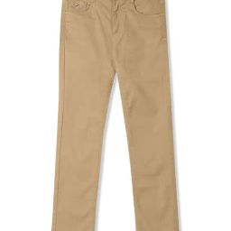 U.S. Polo Assn. Boys Light Brown Solid Trousers-image-110
