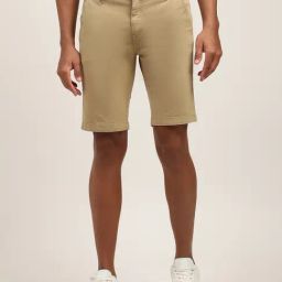 Lindbergh Beige Regular Fit Shorts-image-130