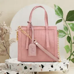 Yelloe Pink Animal Effect Small Cross Body Bag-38