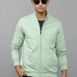 Louis Philippe Sport Green Cotton Regular Fit Printed Sweatshirt-22